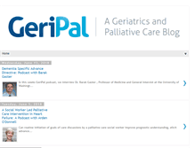 Tablet Screenshot of geripal.org